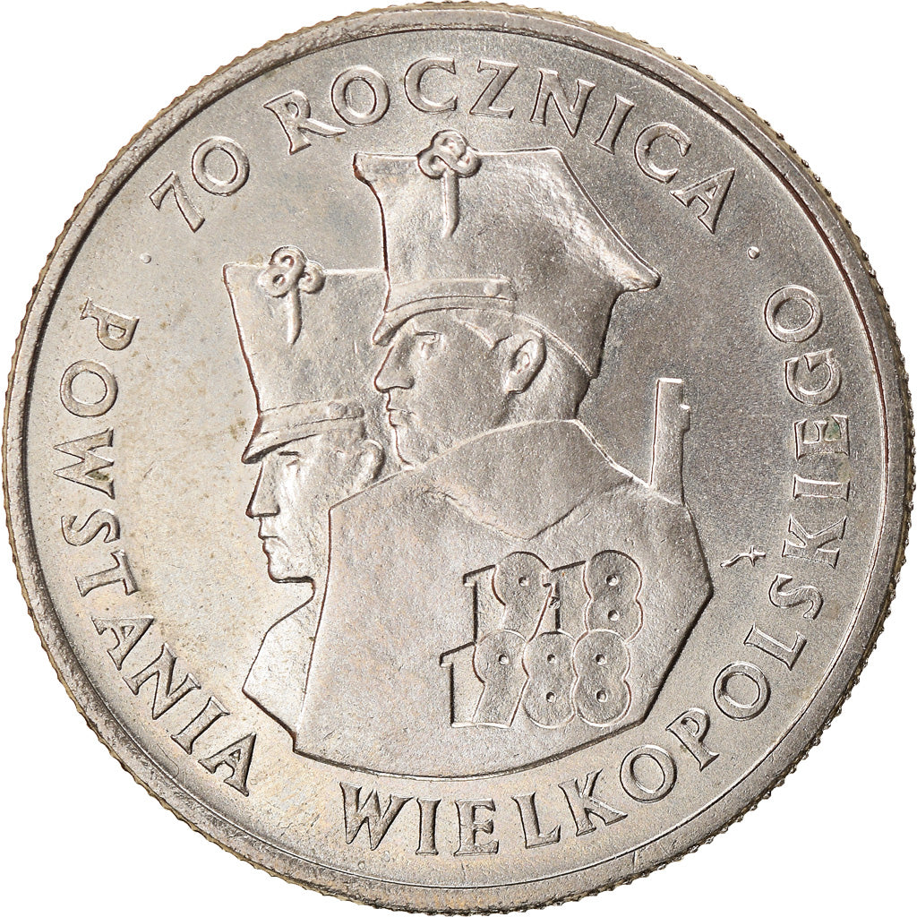 Coin, Poland, 100 Zlotych, 1988, Warsaw, MS(63), Copper-nickel, KM:182