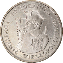 Coin, Poland, 100 Zlotych, 1988, Warsaw, MS(63), Copper-nickel, KM:182