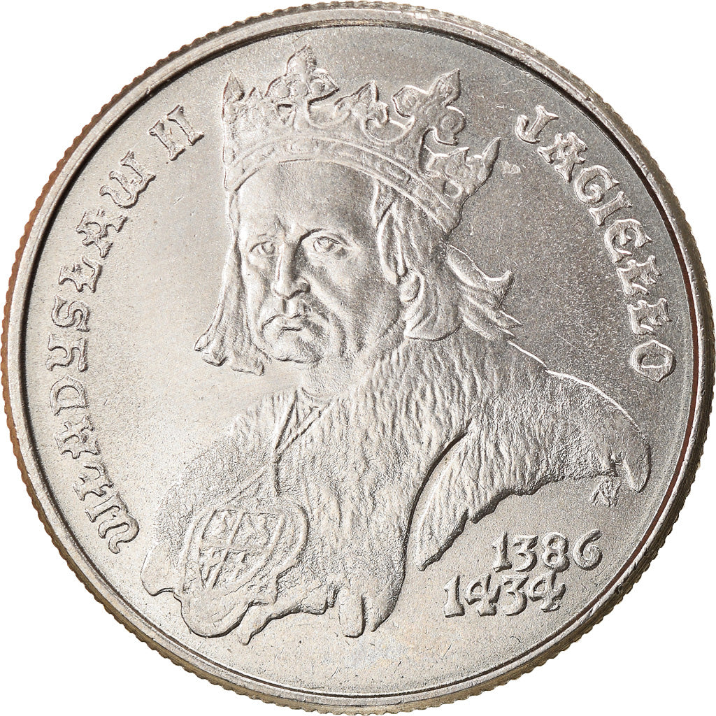 Moneta, Polonia, 500 Zlotych, 1989, Warsaw, BB+, Rame-nichel, KM:194
