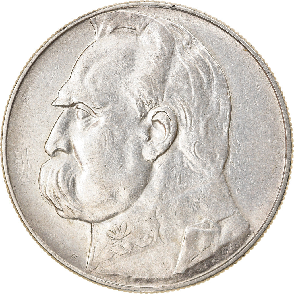 Münze, Polen, 10 Zlotych, 1936, Warsaw, SS, Silber, KM:29