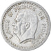 Coin, Monaco, 1 Franc, Undated (1943), EF(40-45), Aluminum, Gadoury:MC131