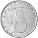 Münze, Italien, 5 Lire, 1980, Rome, S+, Aluminium, KM:92