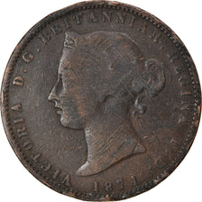 Munten, Jersey, Victoria, 1/13 Shilling, 1871, ZG+, Bronze, KM:5