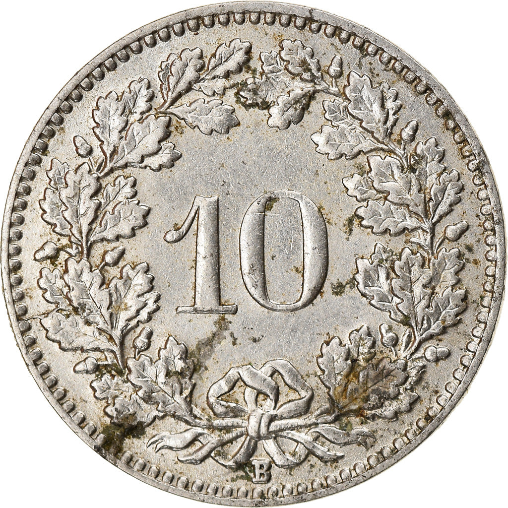 Monnaie, Suisse, 10 Rappen, 1932, Bern, TB, Nickel, KM:27b