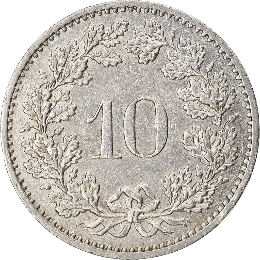 Coin, Switzerland, 10 Rappen, 1983, Bern, EF(40-45), Copper-nickel, KM:27