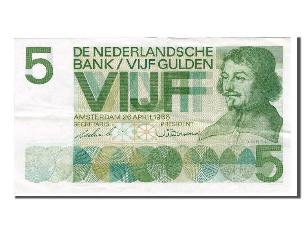 Paesi Bassi, 5 Gulden, 1966, SPL-