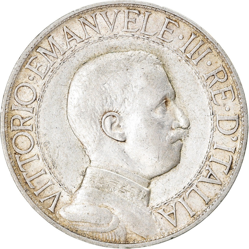 Coin, Italy, Vittorio Emanuele III, Lira, 1913, Rome, VF(30-35), Silver, KM:45