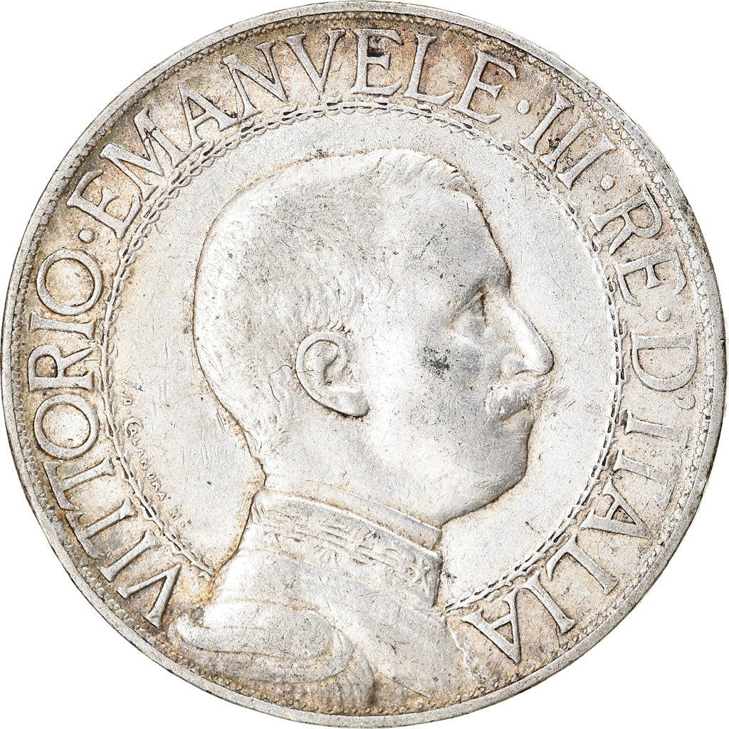 Coin, Italy, Vittorio Emanuele III, Lira, 1913, Rome, EF(40-45), Silver, KM:45