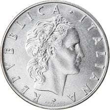 Italy, 50 Lire, 1974, Rome, AU(50-53), Stainless Steel, KM:95.1