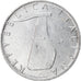 Moneda, Italia, 5 Lire, 1974, Rome, MBC, Aluminio, KM:92