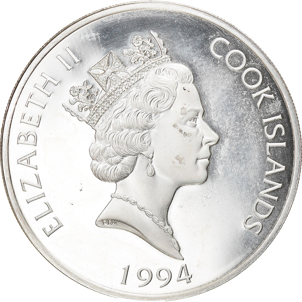 Coin, Cook Islands, Elizabeth II, 10 Dollars, 1994, Franklin Mint, USA, BE