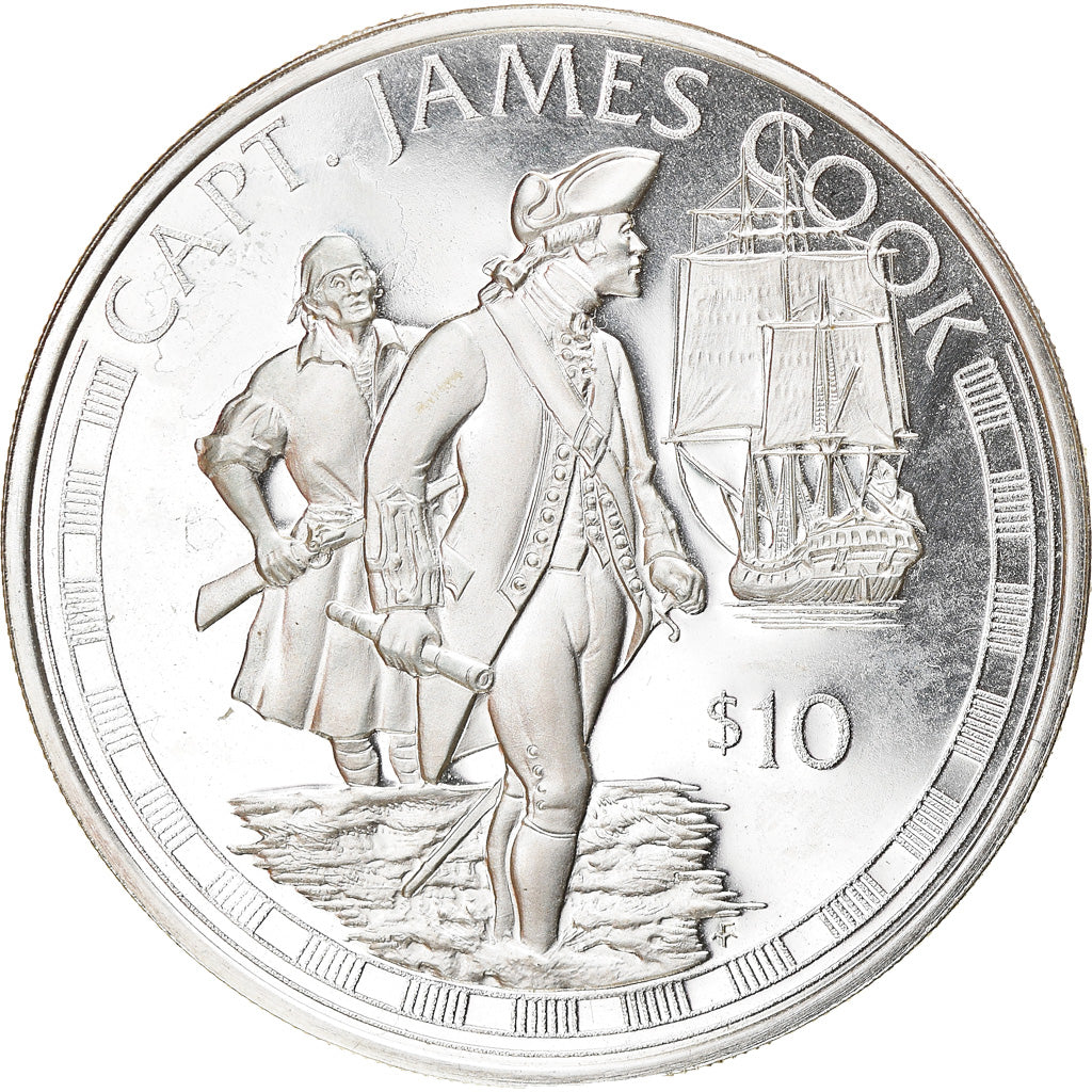 Coin, Cook Islands, Elizabeth II, 10 Dollars, 1994, Franklin Mint, USA, BE