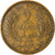 Moneta, Tunisia, 2 Francs, 1945, Paris, EF(40-45), Aluminium-Brąz, Lecompte:298