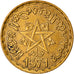 Coin, Morocco, Mohammed V, 10 Francs, 1371, Paris, AU(50-53), Aluminum-Bronze