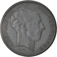 Monnaie, Belgique, 5 Francs, 5 Frank, 1941, TTB, Zinc, KM:129.1