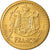 Coin, Monaco, Louis II, 2 Francs, undated (1945), AU(55-58), Aluminum-Bronze