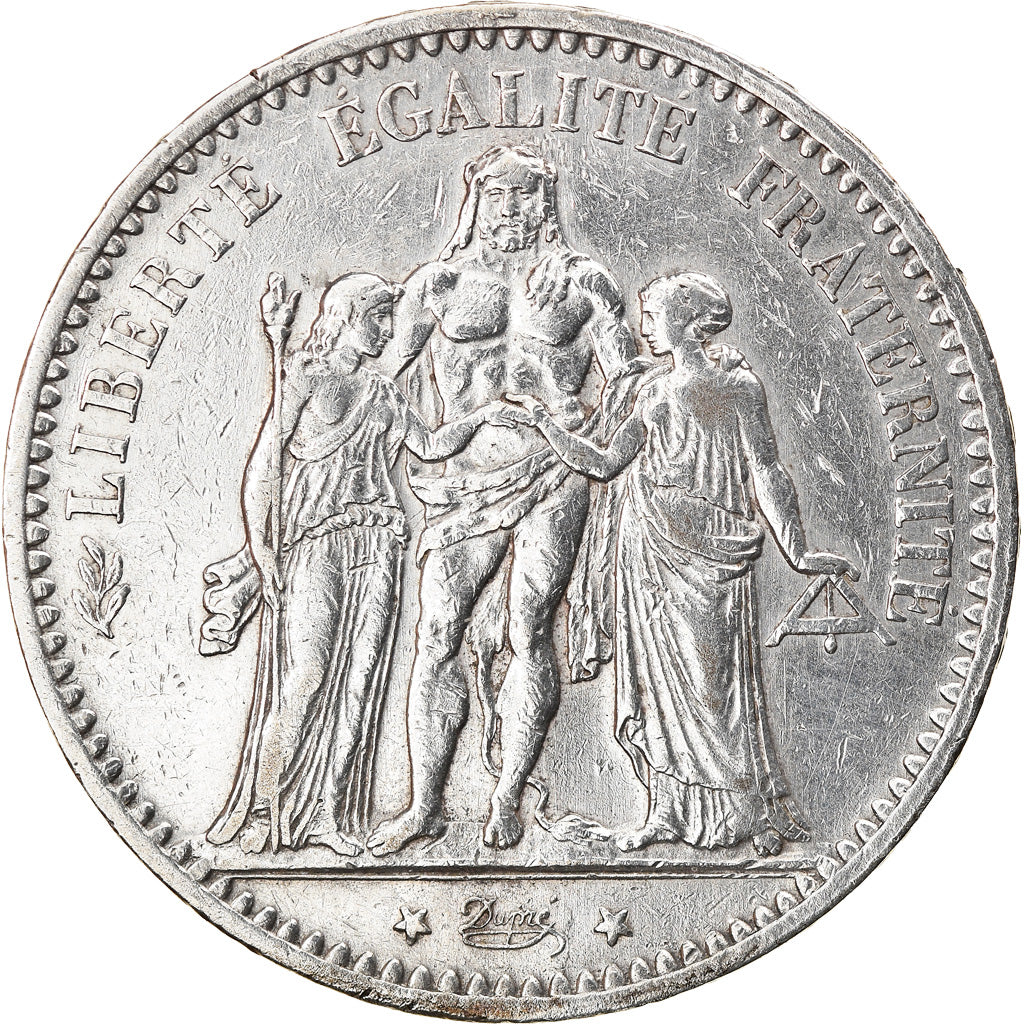 Coin, France, Hercule, 5 Francs, 1875, Paris, EF(40-45), Silver, KM:820.1