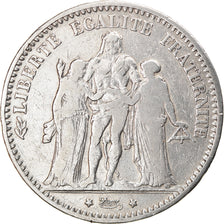 Coin, France, Hercule, 5 Francs, 1874, Bordeaux, VF(20-25), Silver, KM:820.2