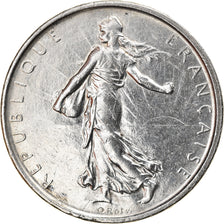 Moneda, Francia, Semeuse, 5 Francs, 1961, Paris, MBC, Plata, KM:926, Gadoury:770