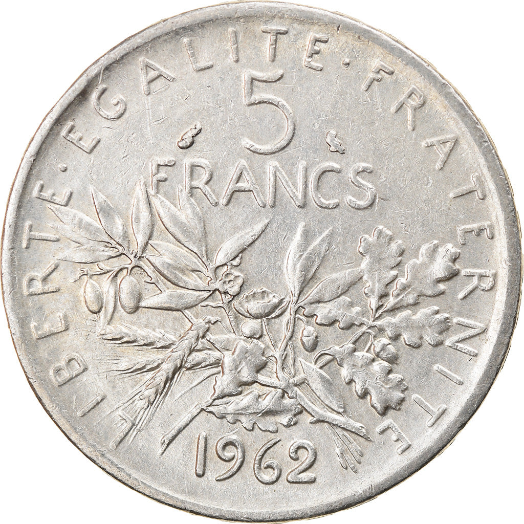 Coin, France, Semeuse, 5 Francs, 1962, Paris, VF(30-35), Silver, KM:926
