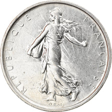 Coin, France, Semeuse, 5 Francs, 1966, Paris, EF(40-45), Silver, KM:926