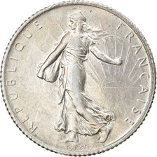 Coin, France, Semeuse, Franc, 1913, Paris, EF(40-45), Silver, KM:844.1