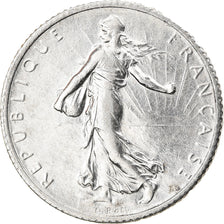 Coin, France, Semeuse, Franc, 1918, Paris, AU(50-53), Silver, KM:844.1