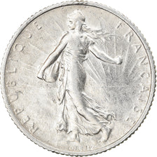 Monnaie, France, Semeuse, Franc, 1918, Paris, TB+, Argent, Gadoury:467, KM:844.1
