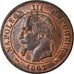 Moneta, Francia, Napoleon III, 2 Centimes, 1862, Bordeaux, SPL-, Bronzo