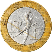 Coin, France, Génie, 10 Francs, 1989, Paris, VF(30-35), Bi-Metallic, KM:964.1