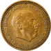 Moneda, España, Caudillo and regent, Peseta, 1954, Madrid, MBC, Aluminio -