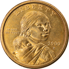 Moneta, Stati Uniti, Dollar, 2000, U.S. Mint, Philadelphia, BB+, Argento, KM:273