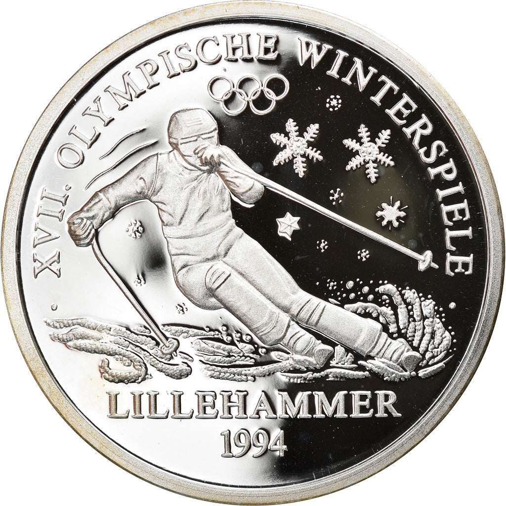 Frankreich, Medaille, Jeux Olympiques d'Hiver de Lillehammer, 1994, STGL, Silber