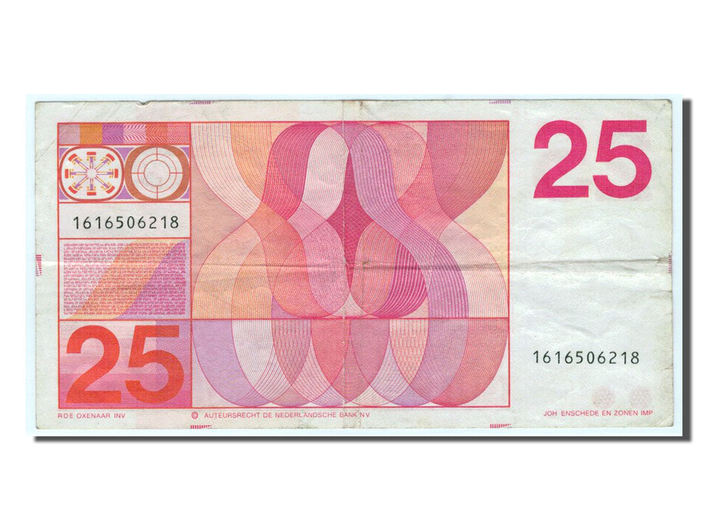 Geldschein, Niederlande, 25 Gulden, 1971, SS
