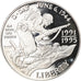 Coin, United States, Dollar, 1995, World War II,BE, MS(65-70), Silver, KM:244
