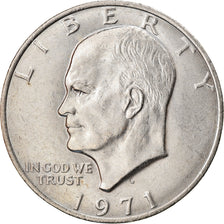 Coin, United States, Eisenhower Dollar, Dollar, 1971, U.S. Mint, Denver