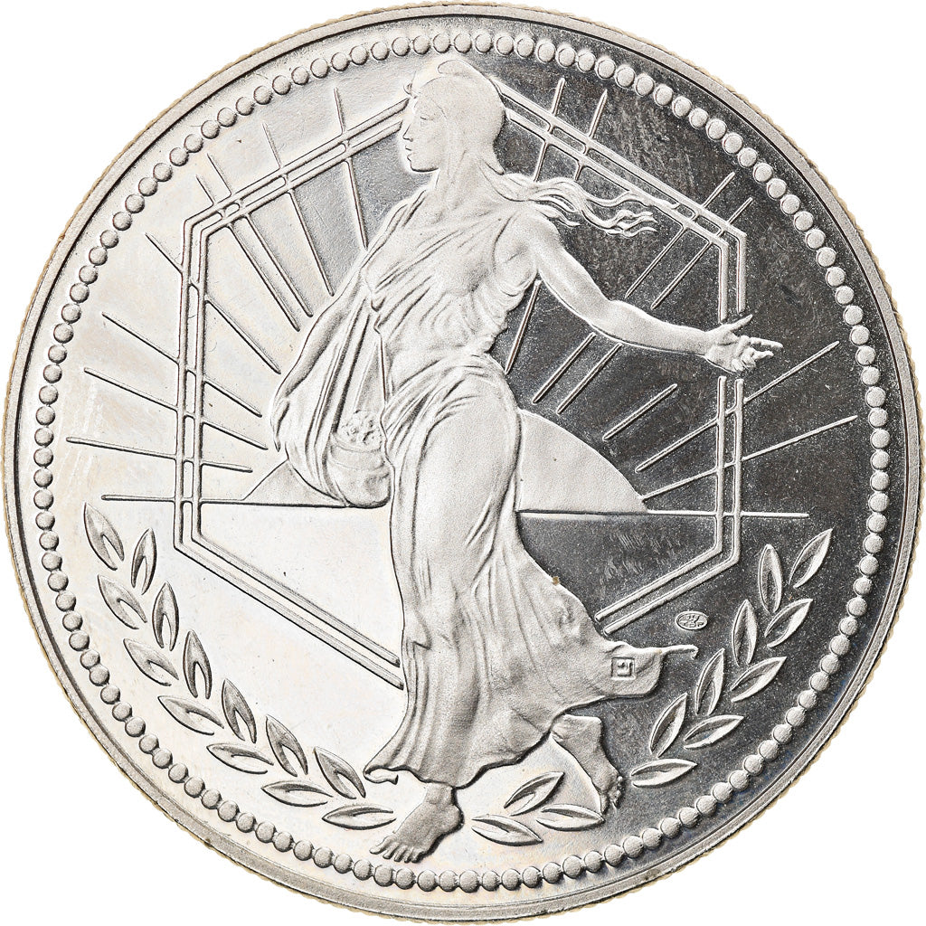 France, Medal, L'Europe, La Semeuse, 2001, Jimenez, MS(65-70), Copper-nickel