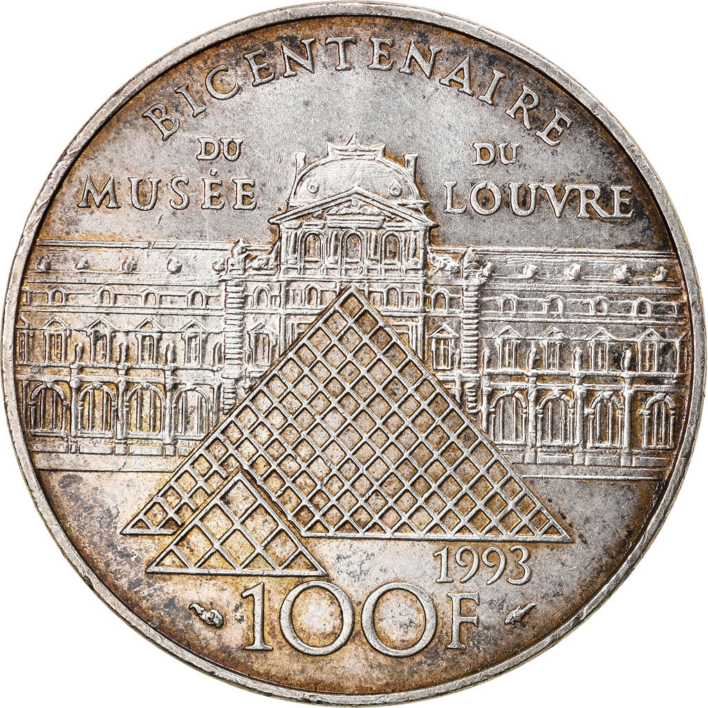 Münze, Frankreich, Liberté guidant le peuple, 100 Francs, 1993, SS+, Silber