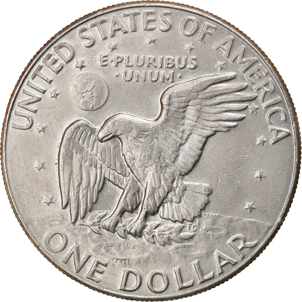 Coin, United States, Eisenhower Dollar, Dollar, 1977, U.S. Mint, Denver