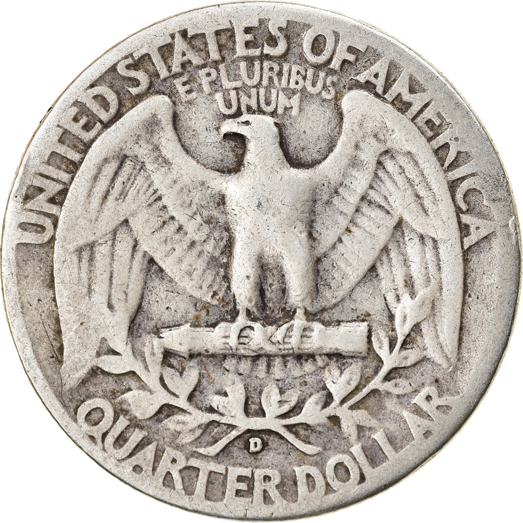 Coin, United States, Washington Quarter, Quarter, 1943, U.S. Mint, Denver
