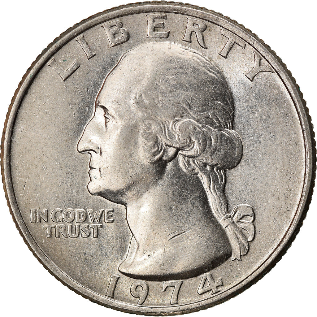 Coin, United States, Washington Quarter, Quarter, 1974, U.S. Mint, Philadelphia