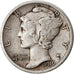 Monnaie, États-Unis, Mercury Dime, Dime, 1916, U.S. Mint, Philadelphie, TTB