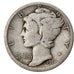 Monnaie, États-Unis, Mercury Dime, Dime, 1917, U.S. Mint, San Francisco, TB