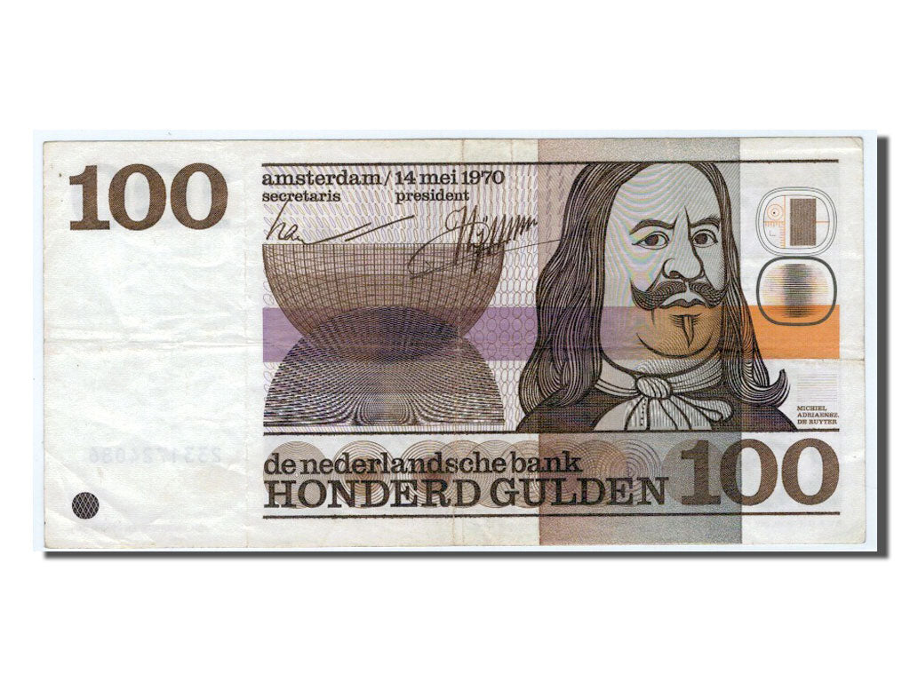Paesi Bassi, 100 Gulden, 1970, BB