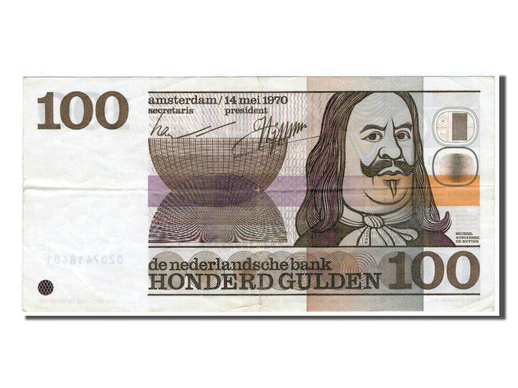 Banknote, Netherlands, 100 Gulden, 1970, EF(40-45)