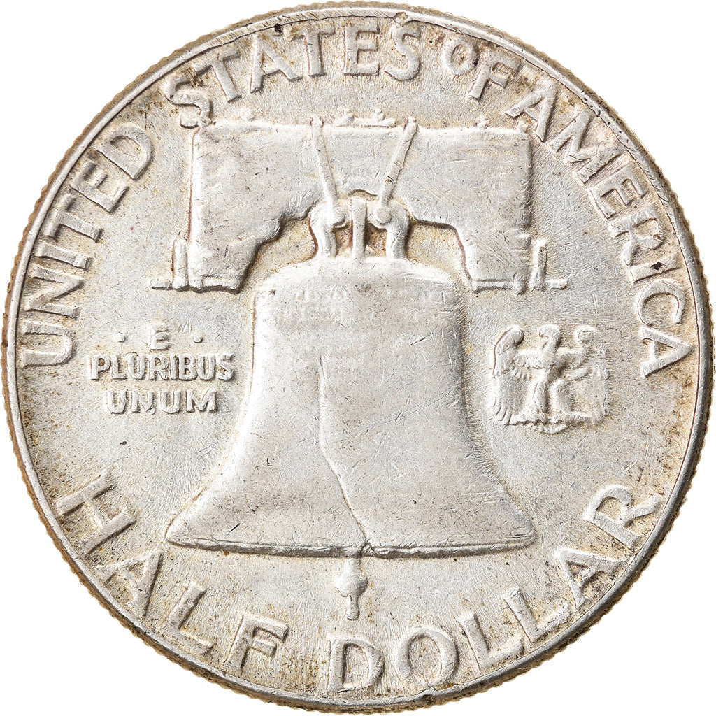 Coin, United States, Franklin Half Dollar, Half Dollar, 1951, U.S. Mint
