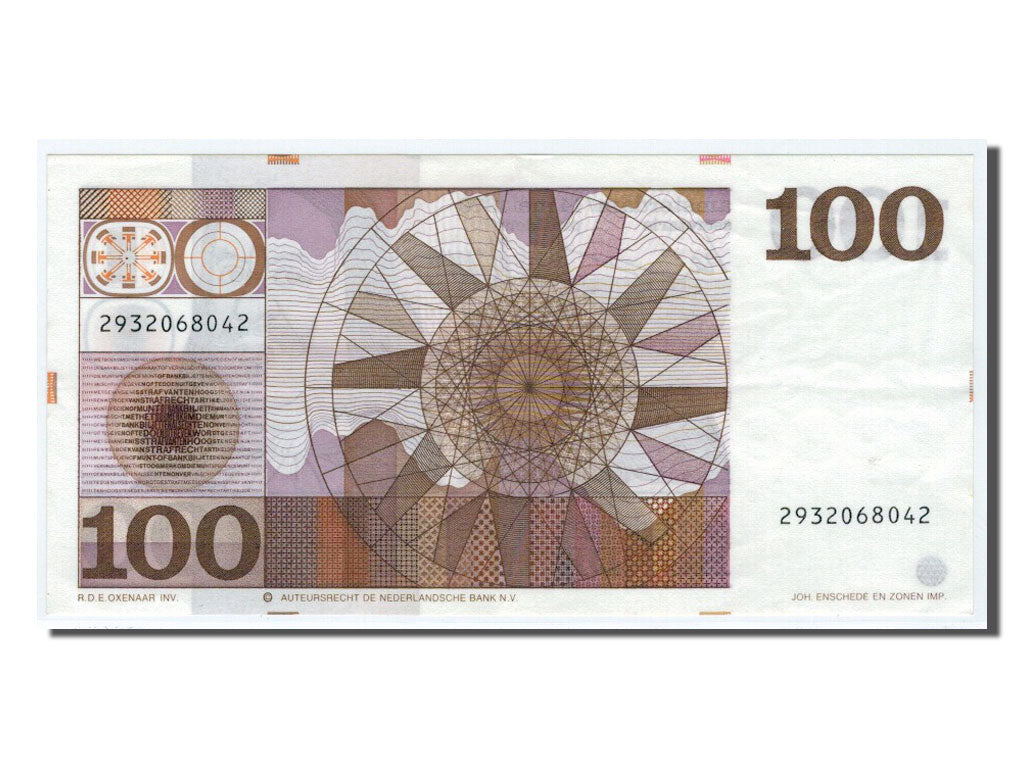 Geldschein, Niederlande, 100 Gulden, 1970, VZ