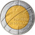 Moneda, San Marino, 500 Lire, 1990, MBC, Bimetálico, KM:256
