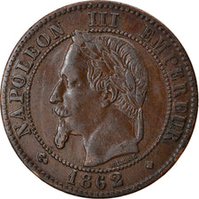 Monnaie, France, Napoleon III, Napoléon III, 2 Centimes, 1862, Strasbourg