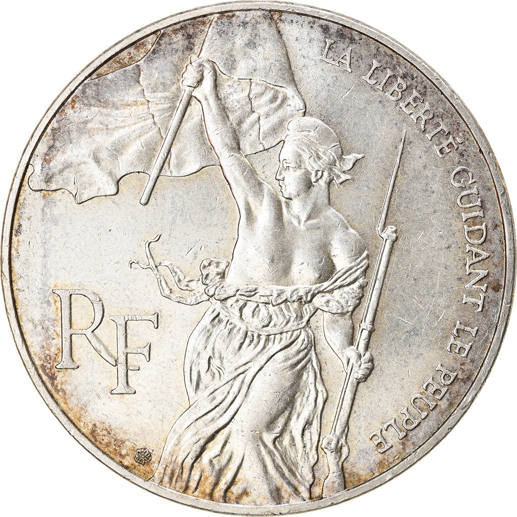 Coin, France, Liberté guidant le peuple, 100 Francs, 1993, EF(40-45), Silver